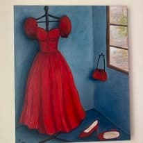 Red dress