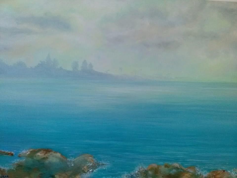 Misty Seascape
