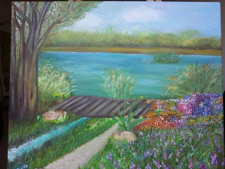 Garden by the Lake